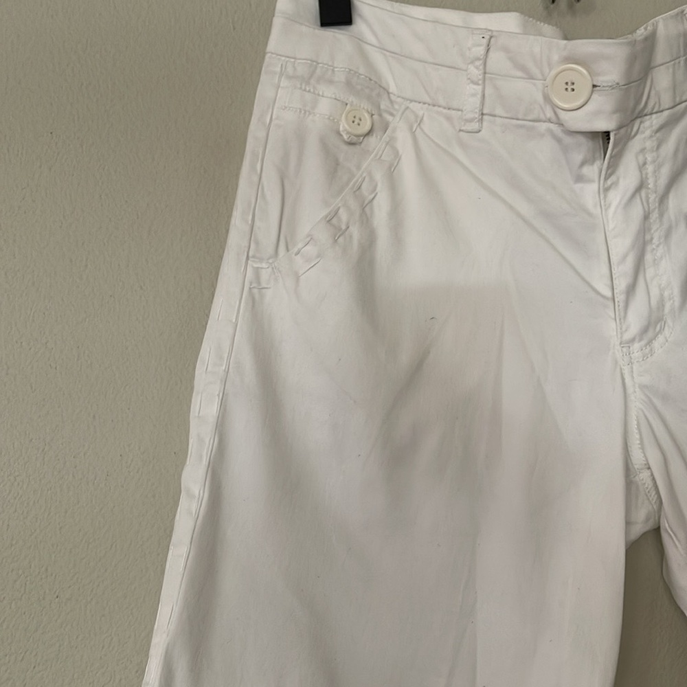 NWT Blue Epic White Bermuda Women's Shorts Size 12 - Picture 7 of 9